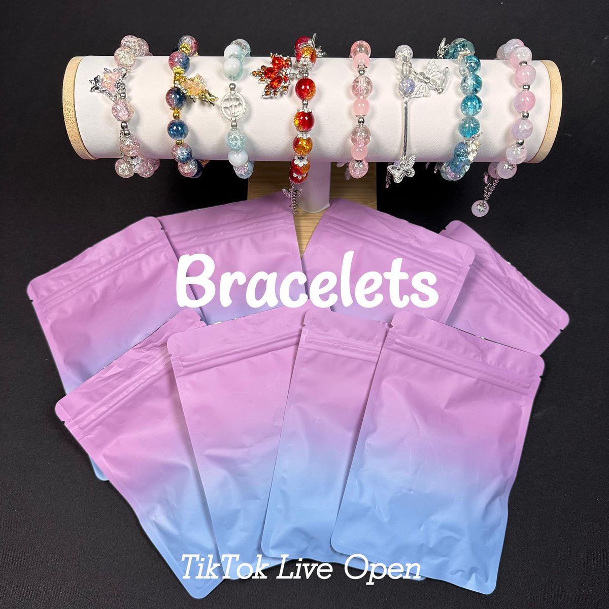 Glass Beads Bracelets Lucky Bags - TikTok Live Opening