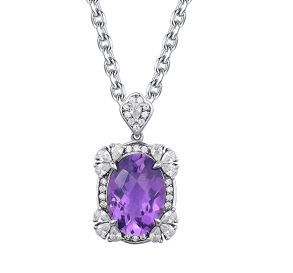 【BT】S925 Amethyst Necklace