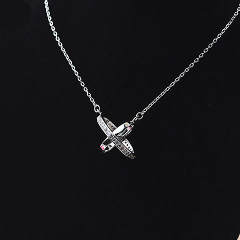 Globe Pendant Necklace 925 Sterling Silver Accessories 45cm (Pearls Not Included)
