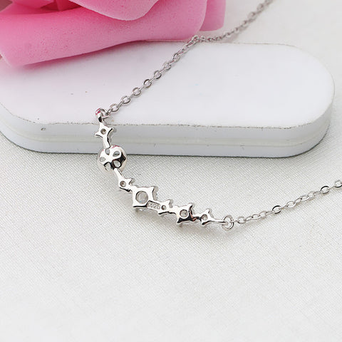 Pearl Necklace 925 Sterling Silver Accessories 44cm (Pearls Not Included)