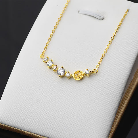 Pearl Necklace 925 Sterling Silver Accessories 44cm (Pearls Not Included)