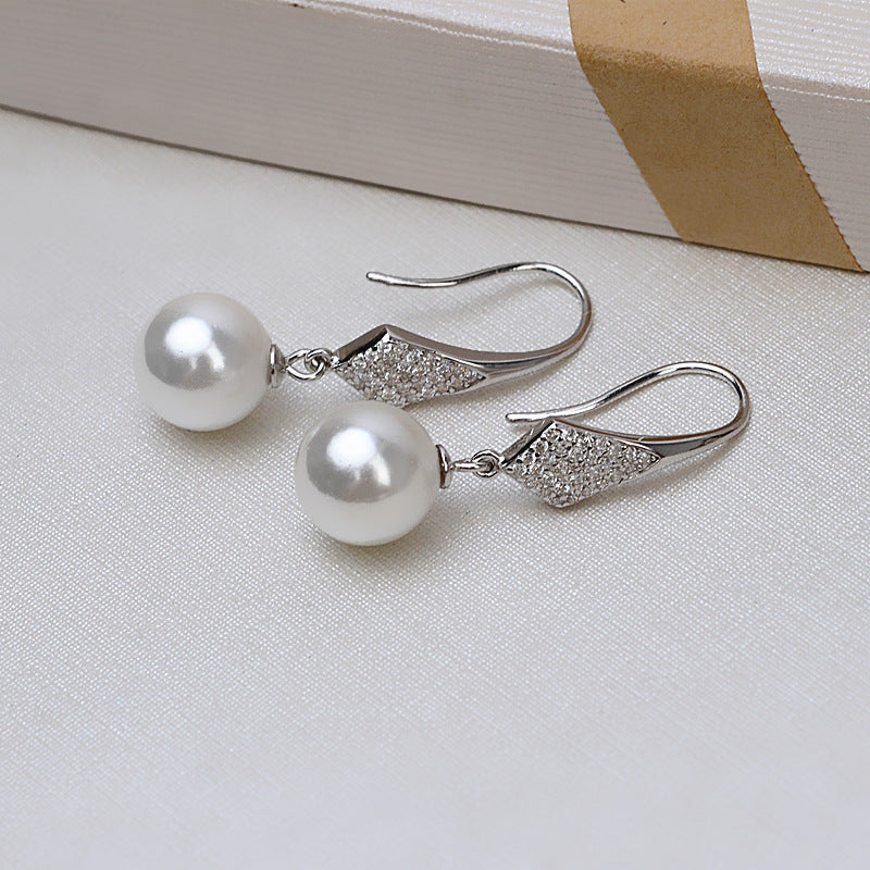 Earrings 925 Sterling Silver Accessories (Pearls Not Included)
