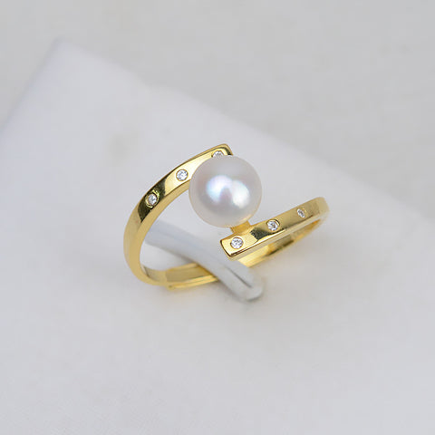 Circle Rings 925 Sterling Silver Accessories 6-7mm (Pearls Not Included)
