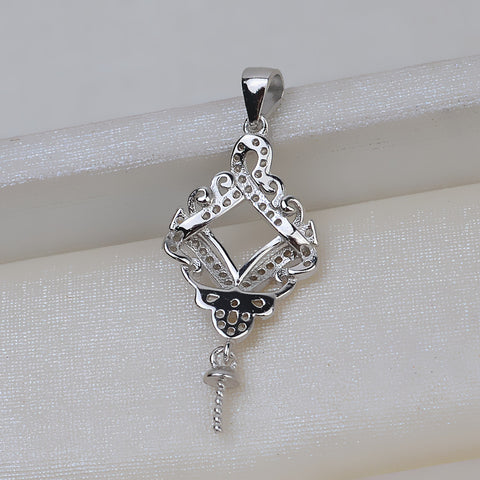 Palace Classic Pendant 925 Sterling Silver Pearl Accessories (Pearls Not Included)