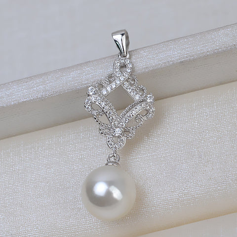 Palace Classic Pendant 925 Sterling Silver Pearl Accessories (Pearls Not Included)