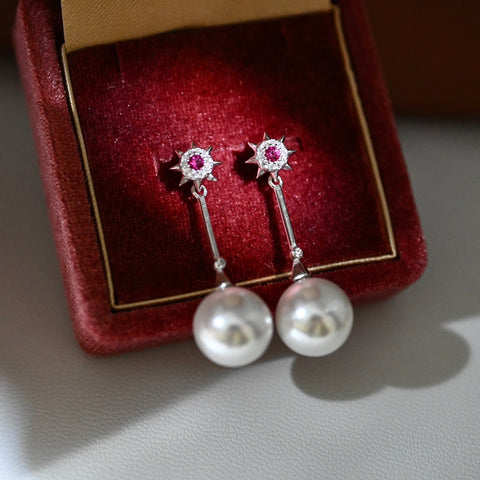 925 Sterling Silver Earring Accessories 12mm (Pearls Not Included)