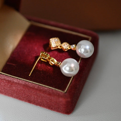 925 Sterling Silver Earring Accessories 10mm (Pearls Not Included)