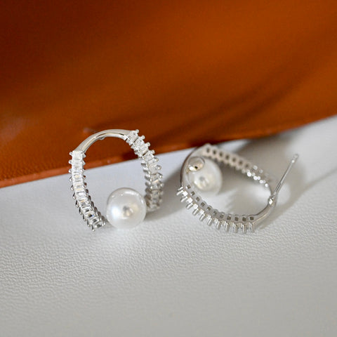 925 Sterling Silver Earring Accessories 7mm (Pearls Not Included)