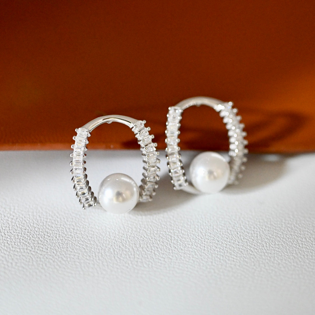 925 Sterling Silver Earring Accessories 7mm (Pearls Not Included)