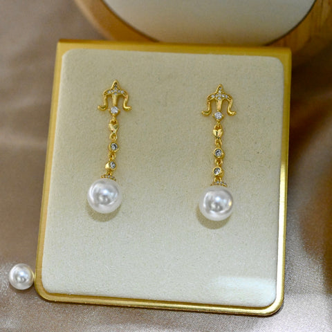 925 Sterling Silver Earring Accessories 8mm (Pearls Not Included)