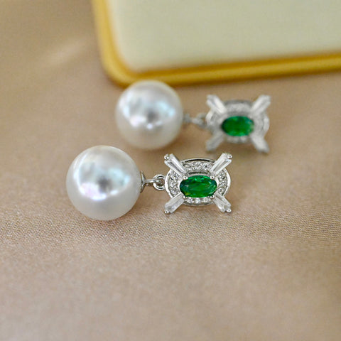 vintage Earrings 925 Sterling Silver Earring Accessories 10mm (Pearls Not Included)