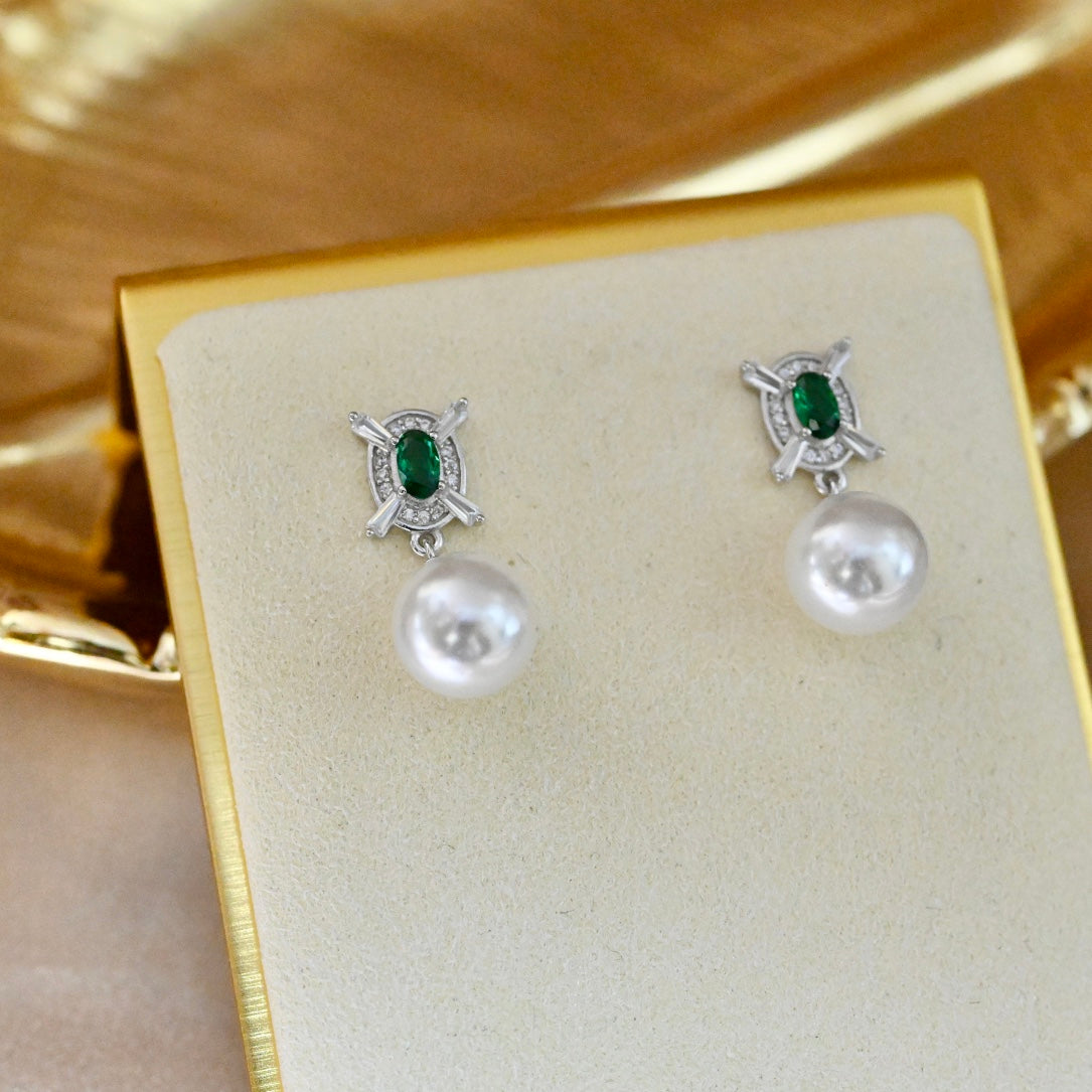 vintage Earrings 925 Sterling Silver Earring Accessories 10mm (Pearls Not Included)