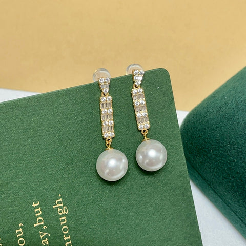 925 Sterling Silver Earring Accessories 10mm (Pearls Not Included)