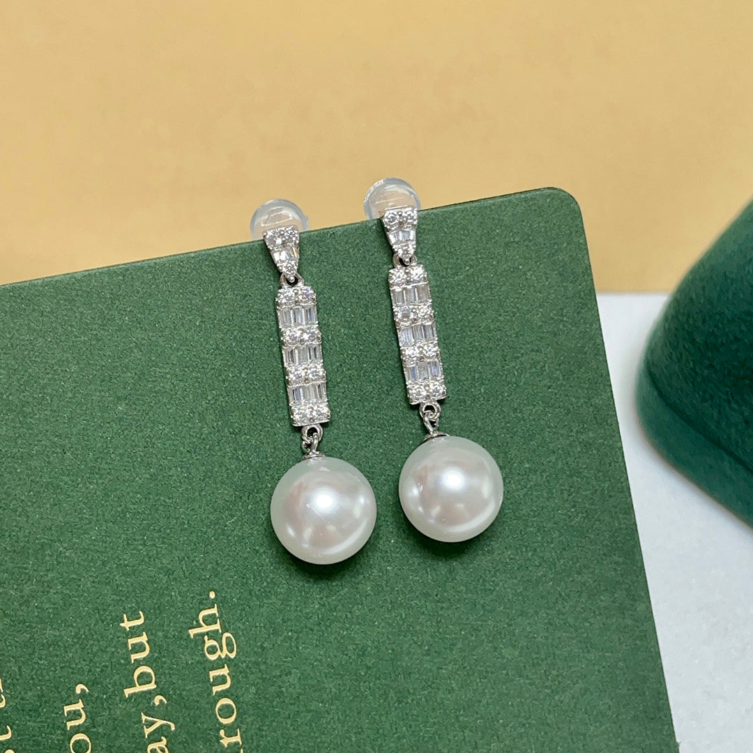 925 Sterling Silver Earring Accessories 10mm (Pearls Not Included)