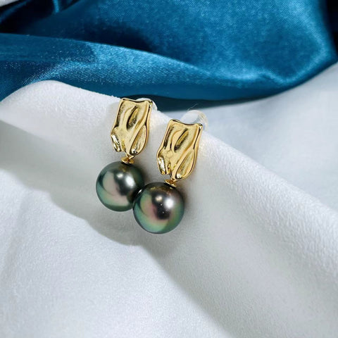 Baroque 925 Sterling Silver Earring Accessories 11mm (Pearls Not Included)