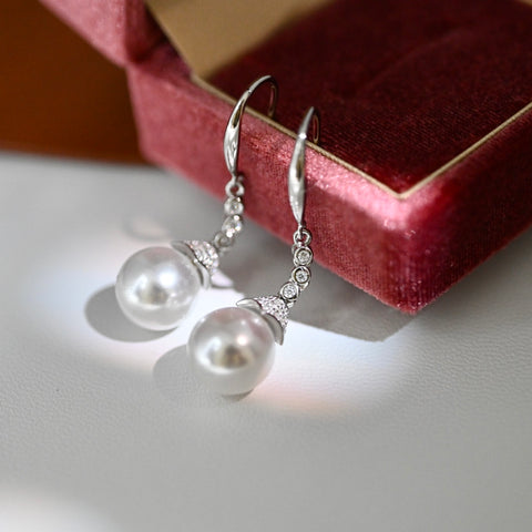 925 Sterling Silver Earring Accessories 8-10mm (Pearls Not Included)