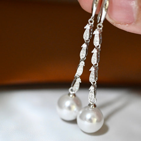 925 Sterling Silver Earring Accessories 10mm (Pearls Not Included)