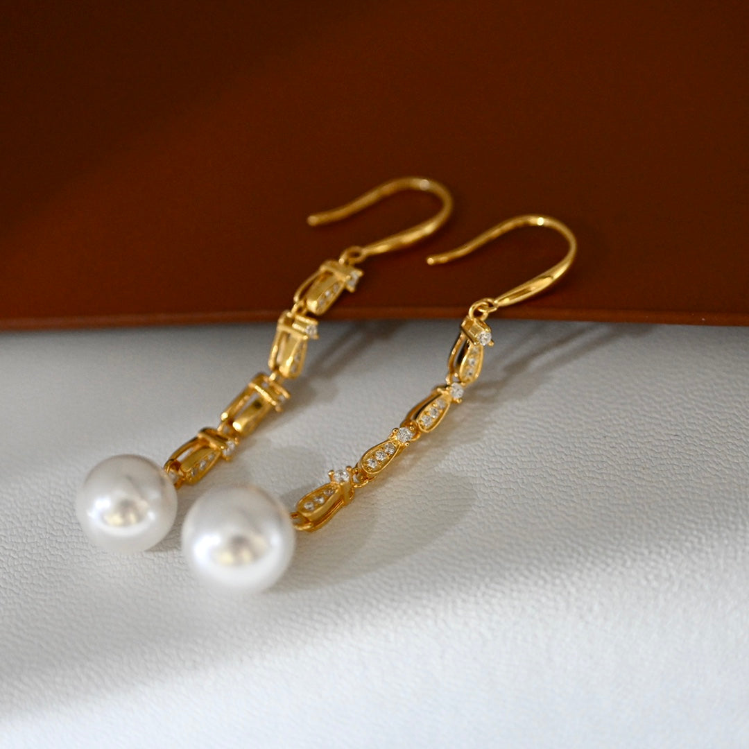 925 Sterling Silver Earring Accessories 10mm (Pearls Not Included)