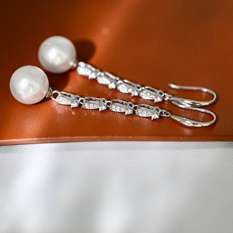 925 Sterling Silver Earring Accessories 10mm (Pearls Not Included)