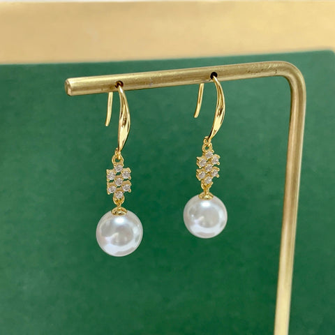 925 Sterling Silver Earring Accessories 8mm (Pearls Not Included)