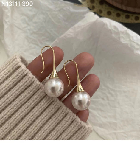 925 Sterling Silver Earring Accessories 9mm (Pearls Not Included)