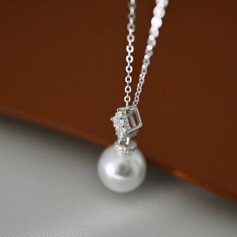 Pendant 925 Sterling Silver Accessories 10mm (Pearls Not Included)