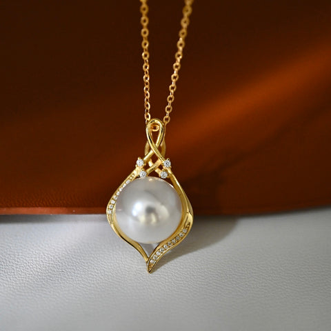 Wrapped Cage Pendant 925 Sterling Silver Accessories 12mm (Pearls Not Included)