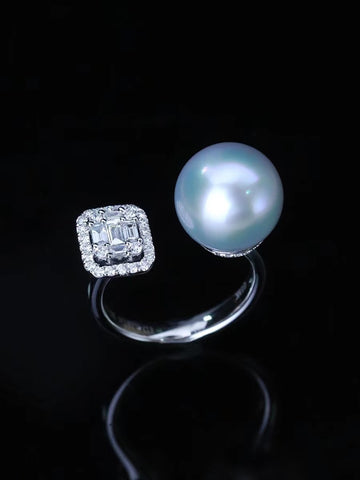 Ring 925 Sterling Silver Accessories 8-12mm (Pearls Not Included)