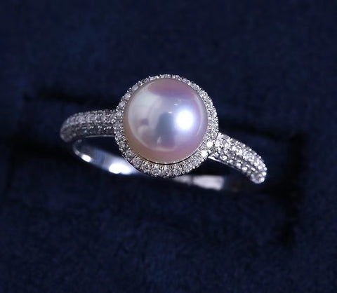 Ring 925 Sterling Silver Accessories 11mm (Pearls Not Included)