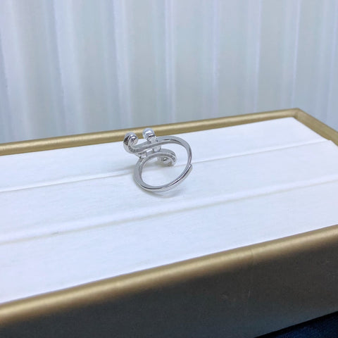 Ring 925 Sterling Silver Accessories 4mm (Pearls Not Included)