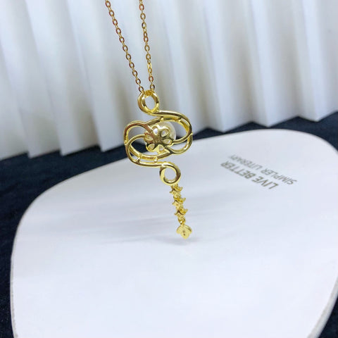 Secret Key Pendant 925 Sterling Silver Accessories 9mm (Pearls Not Included)