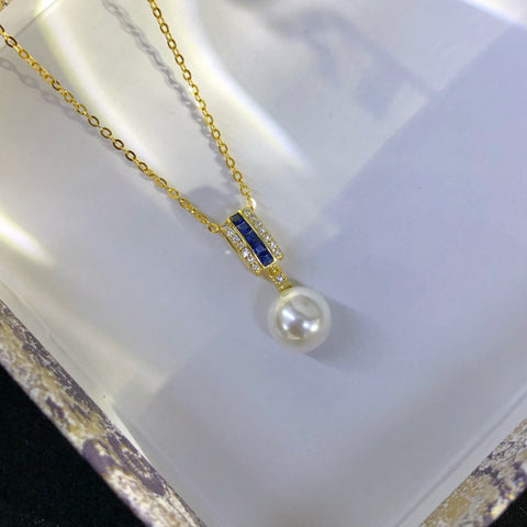 Pendant 925 Sterling Silver Accessories 8mm (Pearls Not Included)