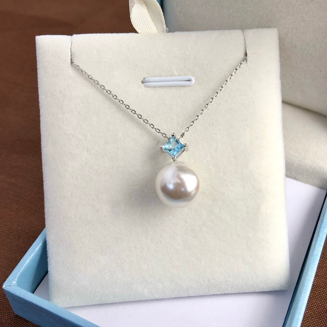 Pendant 925 Sterling Silver Accessories 10mm (Pearls Not Included)