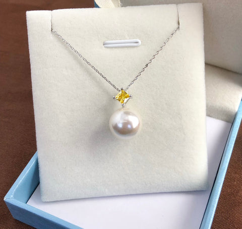 Pendant 925 Sterling Silver Accessories 10mm (Pearls Not Included)