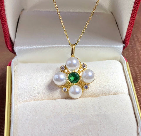 Pendant 925 Sterling Silver Accessories 5mm (Pearls Not Included)
