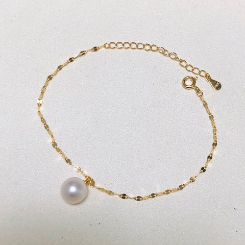 Bracelet 925 Sterling Silver Accessories 9mm(Pearls Not Included)