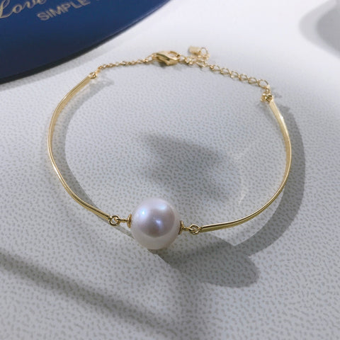 Bracelet 925 Sterling Silver Accessories 11mm(Pearls Not Included)