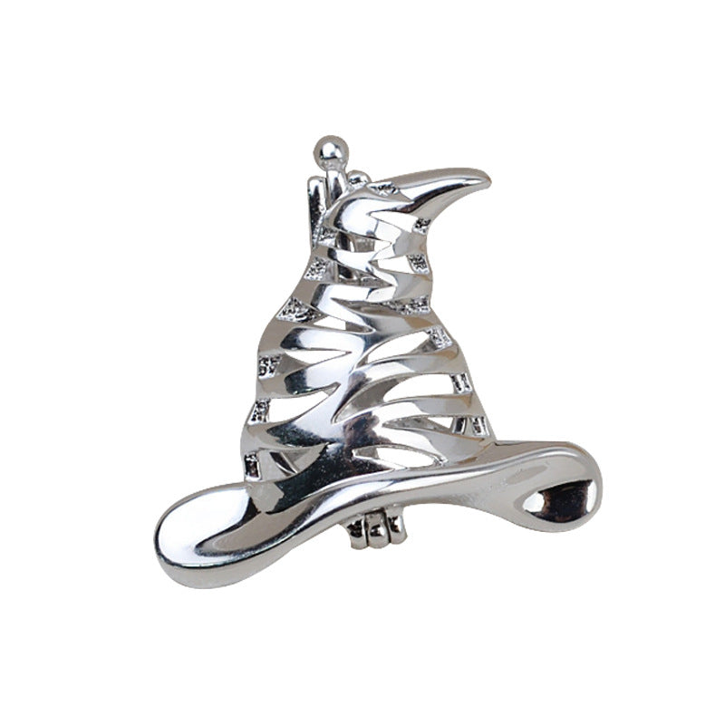 Halloween Magic Cap  Pendant Necklace Pearl  Cages S925 Silver（Not including the pearls）