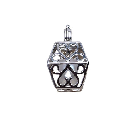 Halloween Wishing Tree Pendant Tree of Life Hollow Out DIY Pearl Cage（Not including the pearls）
