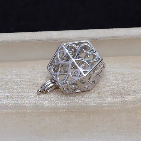 Halloween Wishing Tree Pendant Tree of Life Hollow Out DIY Pearl Cage（Not including the pearls）