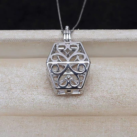 Halloween Wishing Tree Pendant Tree of Life Hollow Out DIY Pearl Cage（Not including the pearls）
