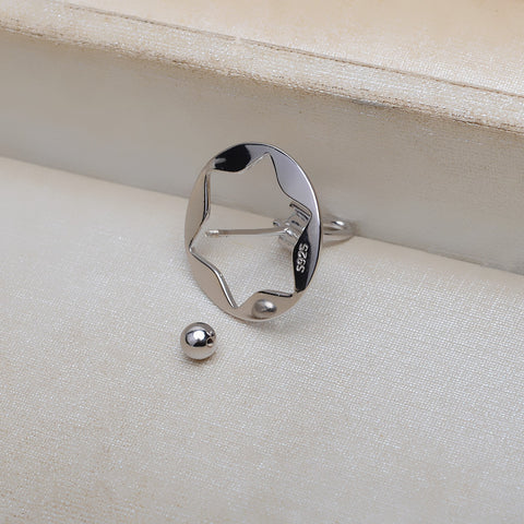 Globe Pendant 925 Sterling Silver Pearl Accessories 11-11.5mm (Pearls Not Included)