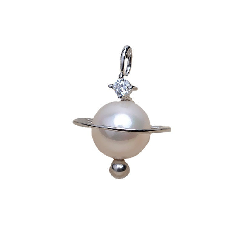 Globe Pendant 925 Sterling Silver Pearl Accessories 11-11.5mm (Pearls Not Included)