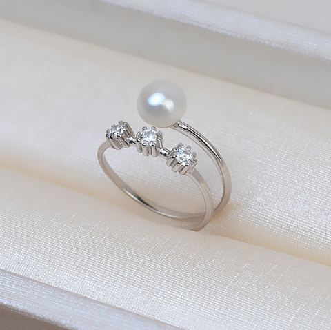 Three star open Ring