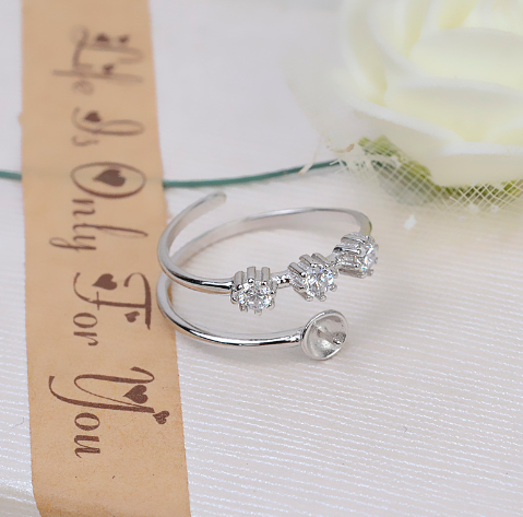Three star open Ring