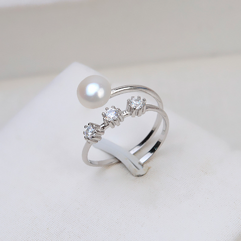 Three star open Ring