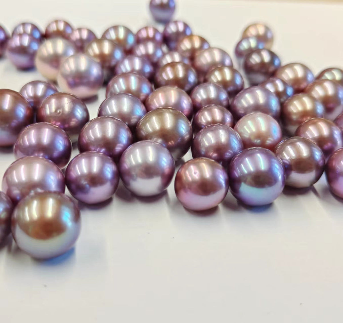 Purple Edison pearl （End product, not clam opening）